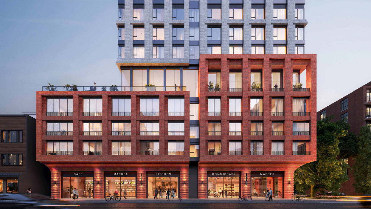 Rendering of proposed 29-storey tower for 2475 Dundas Street West.