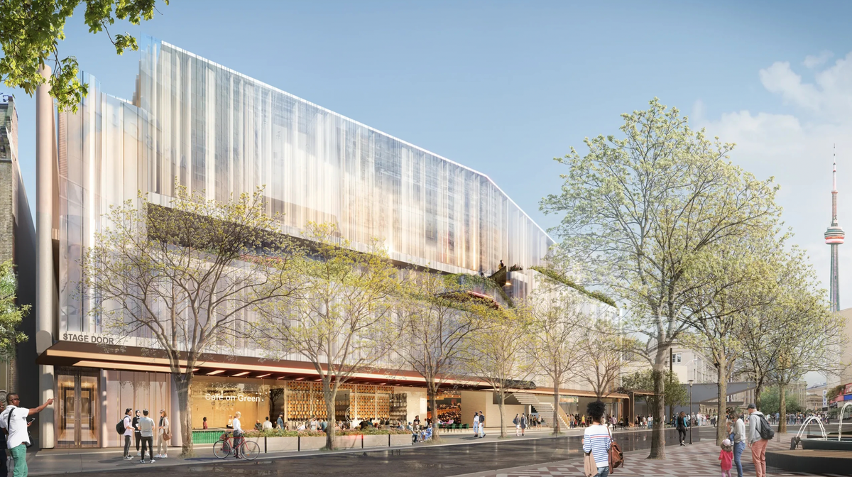 Rendering of reimagined St. Lawrence Centre in Toronto.