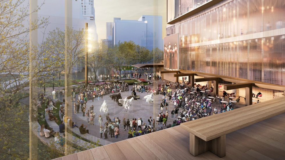 Rendering of reimagined St. Lawrence Centre in Toronto.