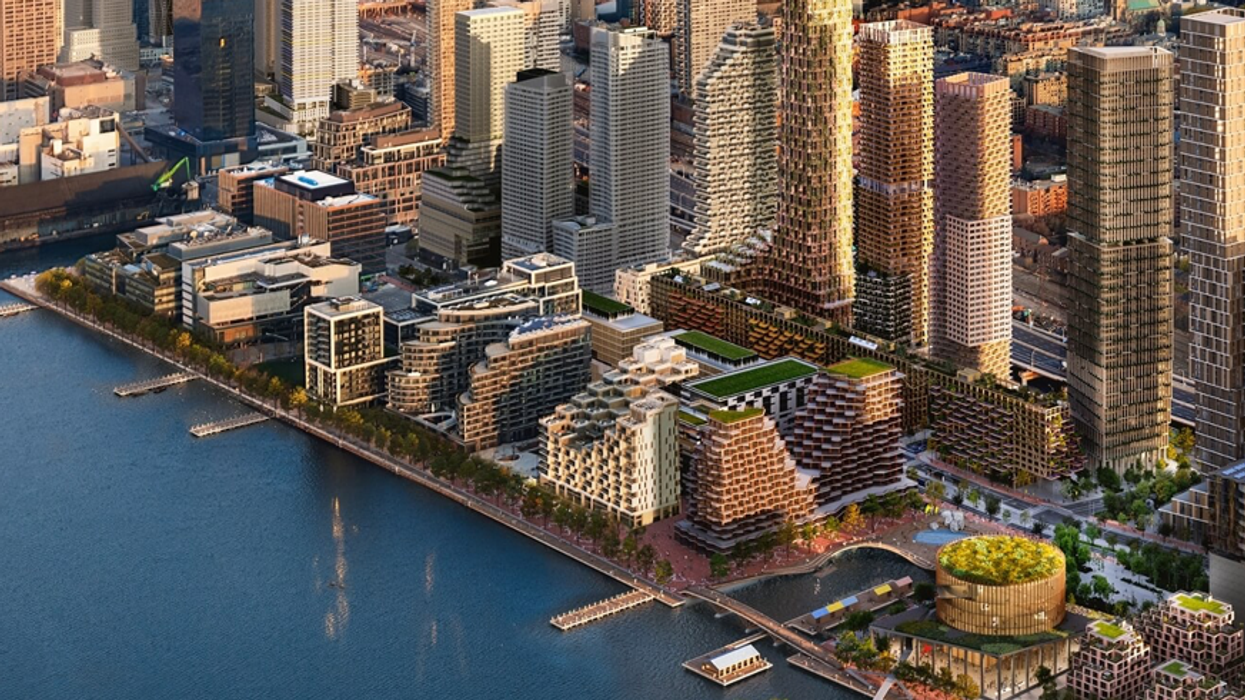 Rendering of the Quayside development from Dream Unlimited and Great Gulf Group