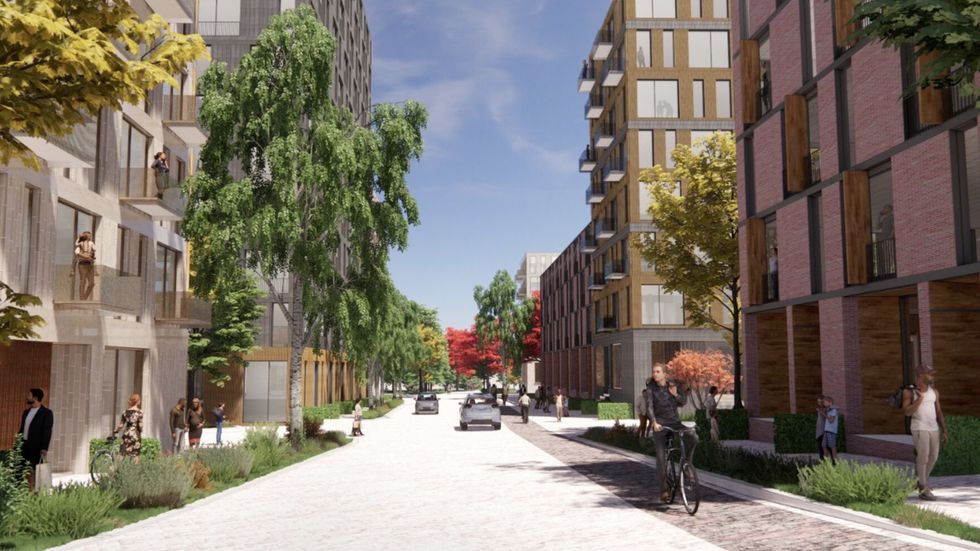 Rendering of Tyndale Green