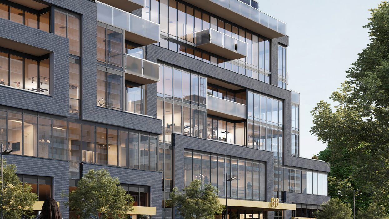DBS Developments Proposes 40-Storey Purpose-Built Rental Near Danforth And Main