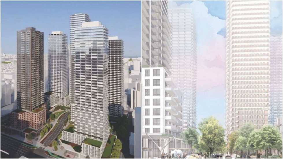 Renderings of Bristol, planned for 13301 104 Avenue in Surrey.