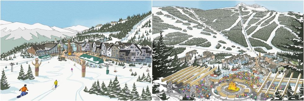 Renderings of Garibaldi At Squamish.