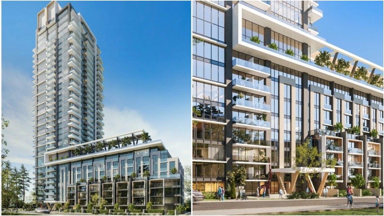 Renderings of the Willingdon Rose planned for 6622-6688 Willingdon Avenue.