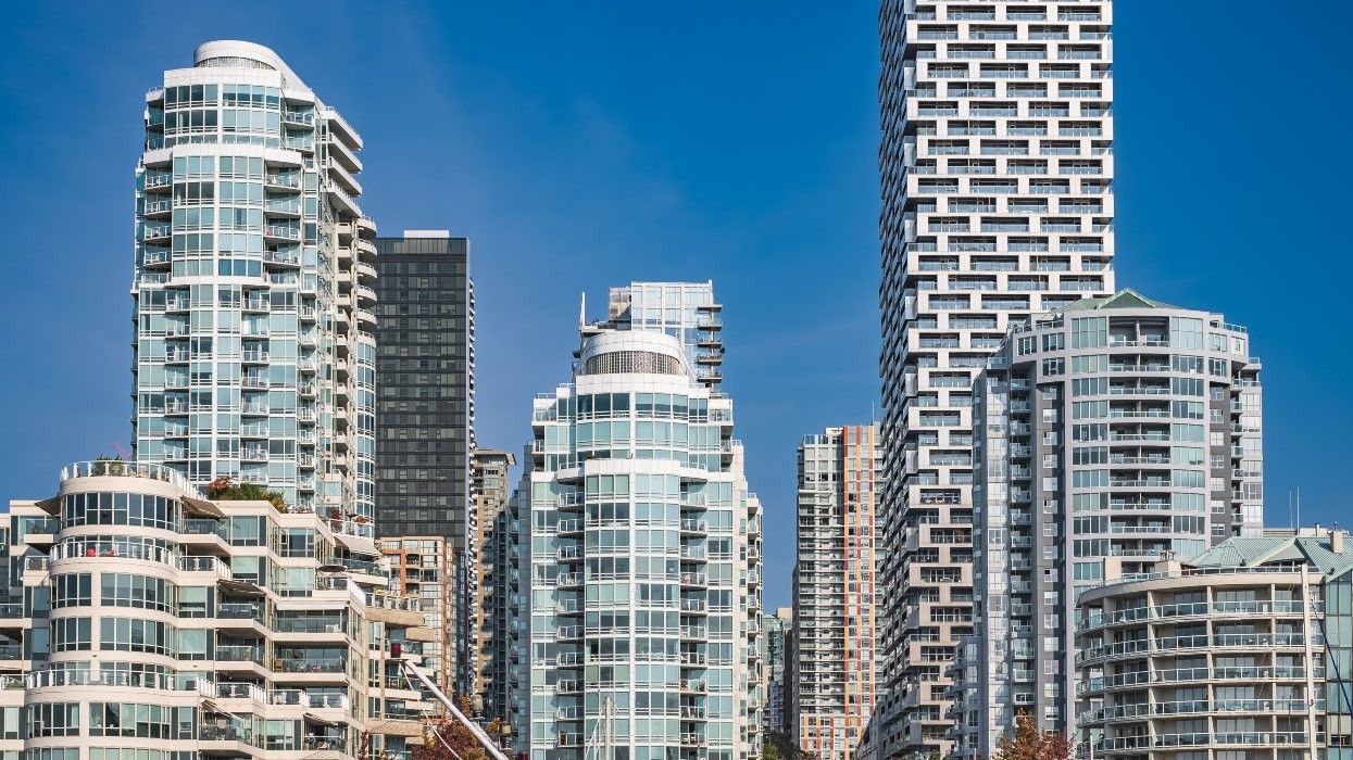 ​Residential buildings in downtown Vancouver.