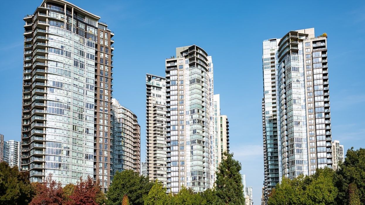Residential buildings in Vancouver.