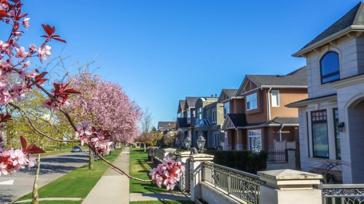 Residential street in Vancouver.