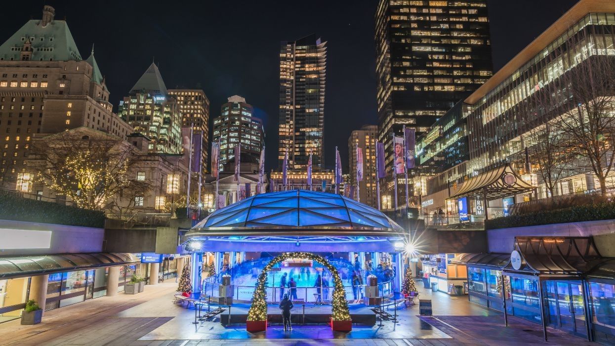 Robson Square in Vancouver.