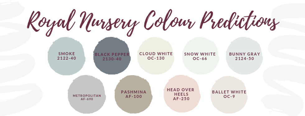 Royal Nursery colours