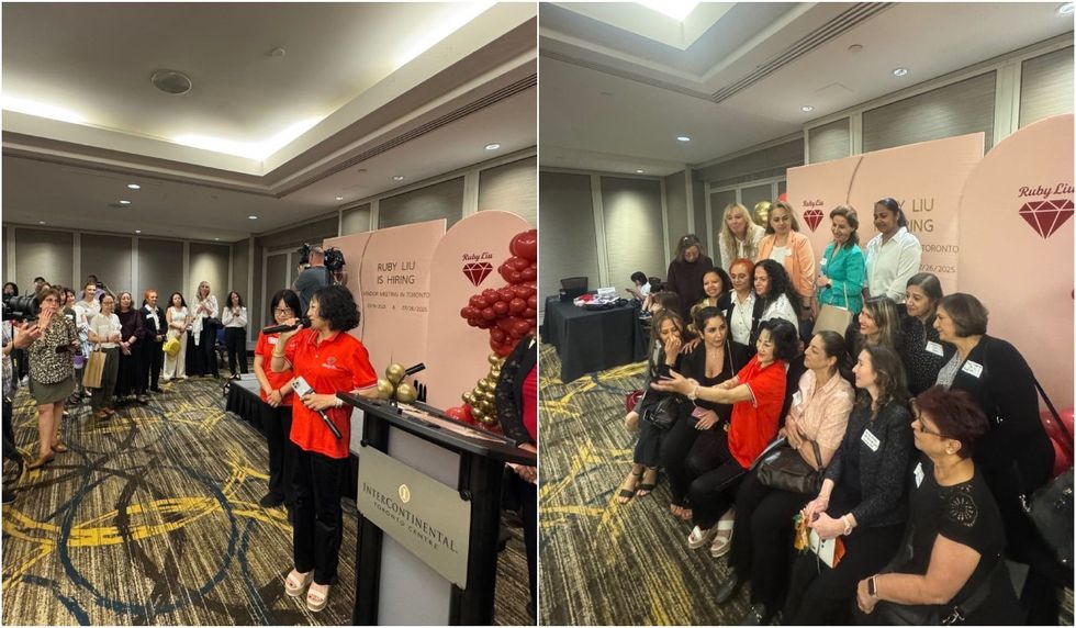 Ruby Liu has been hosting a series of job fairs in Toronto.