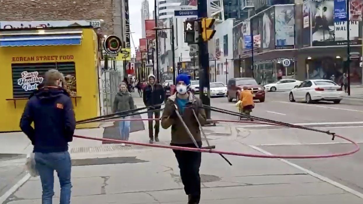 social distance machine