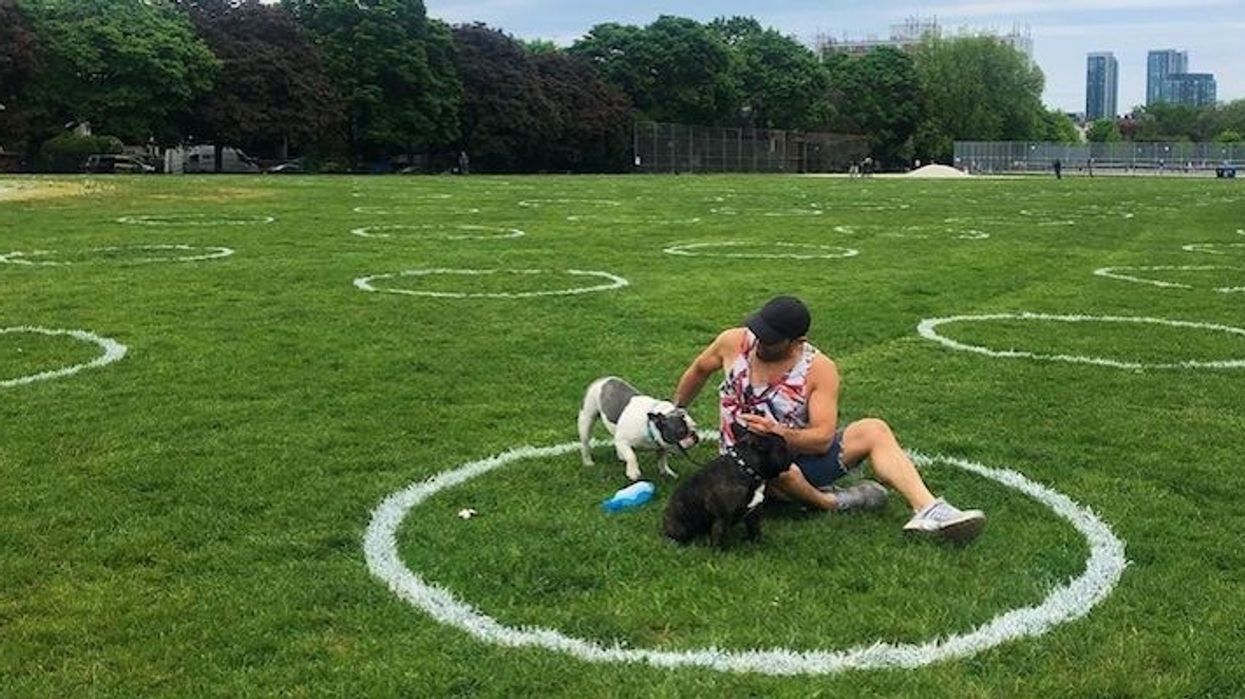 social distancing circles