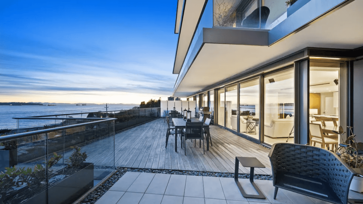 Waterfront Views Abound At This Luxurious West Vancouver Condo