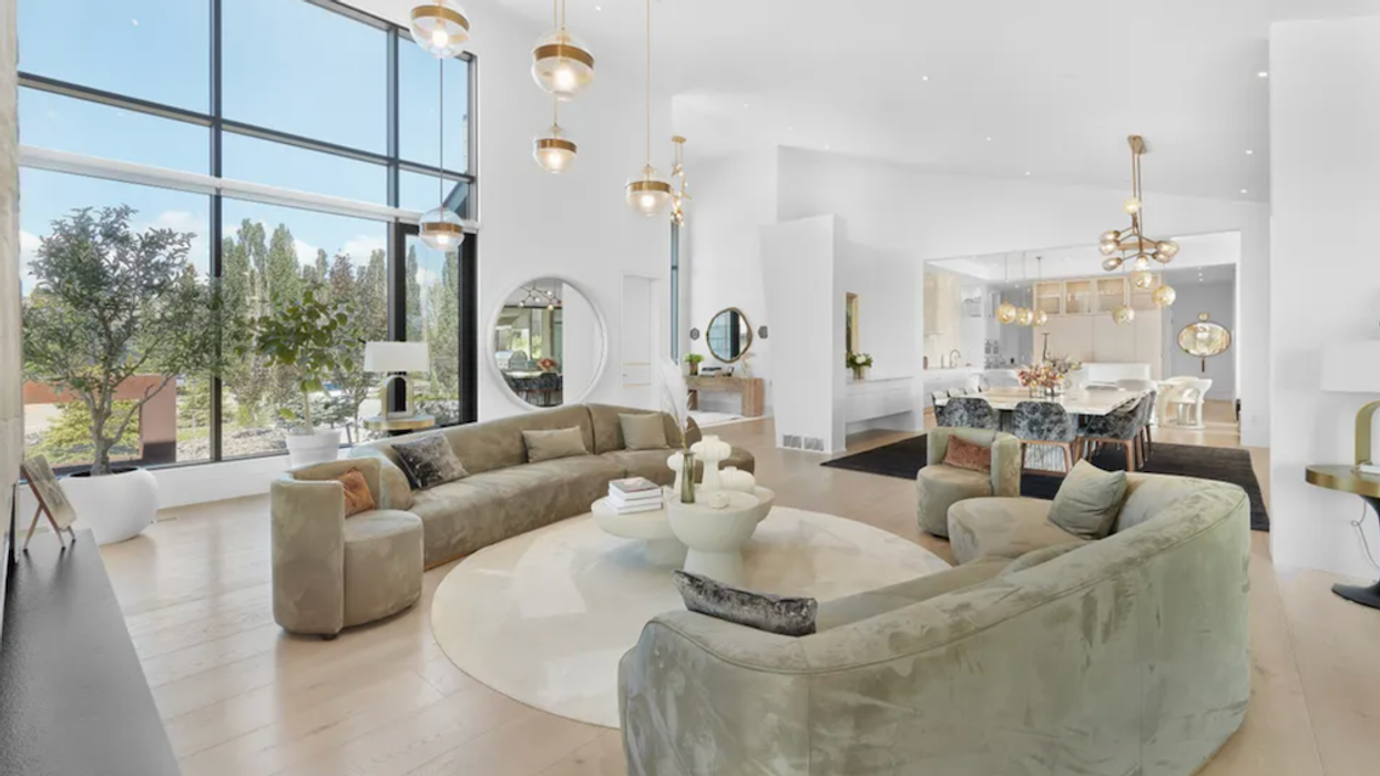 This Opulent Alberta Home Boasts An Indoor Pool And Rooftop Fire Pit