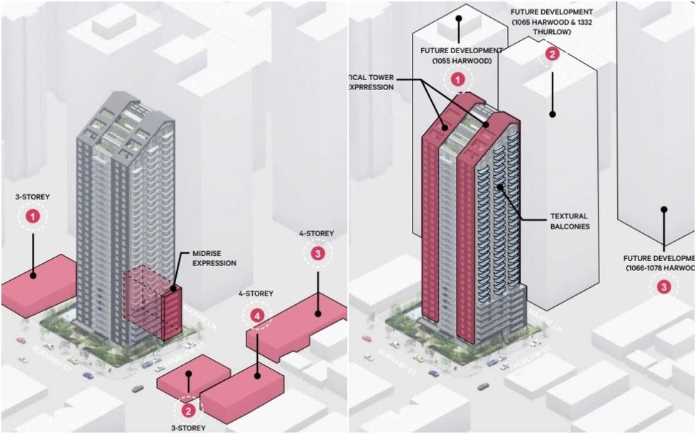 Strand Intracorp 1068-1090 Burnaby 1318 Thurlow Vancouver West End Development (2)