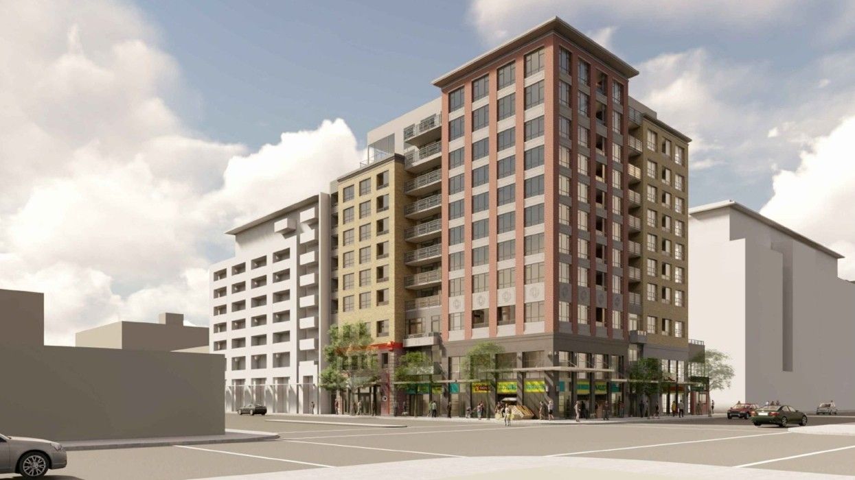 The 11-storey building previously proposed for 728-796 Main Street in Vancouver.