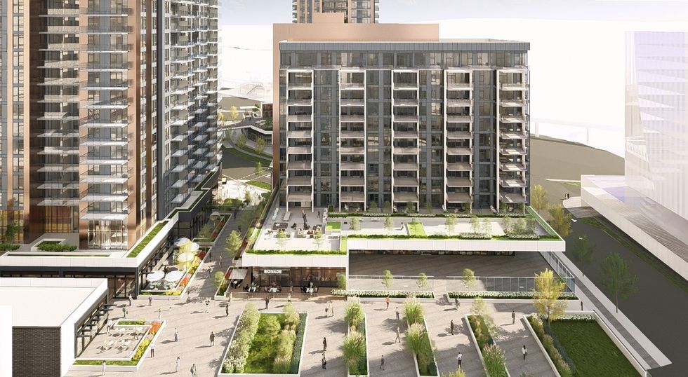 The 12-storey mid-rise building planned for Phase 2B of City of Lougheed.