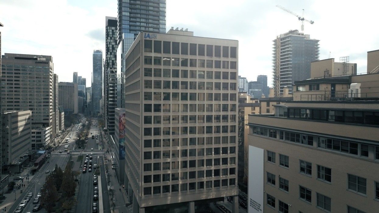 The 15-storey office tower at 522 University Avenue in Toronto.