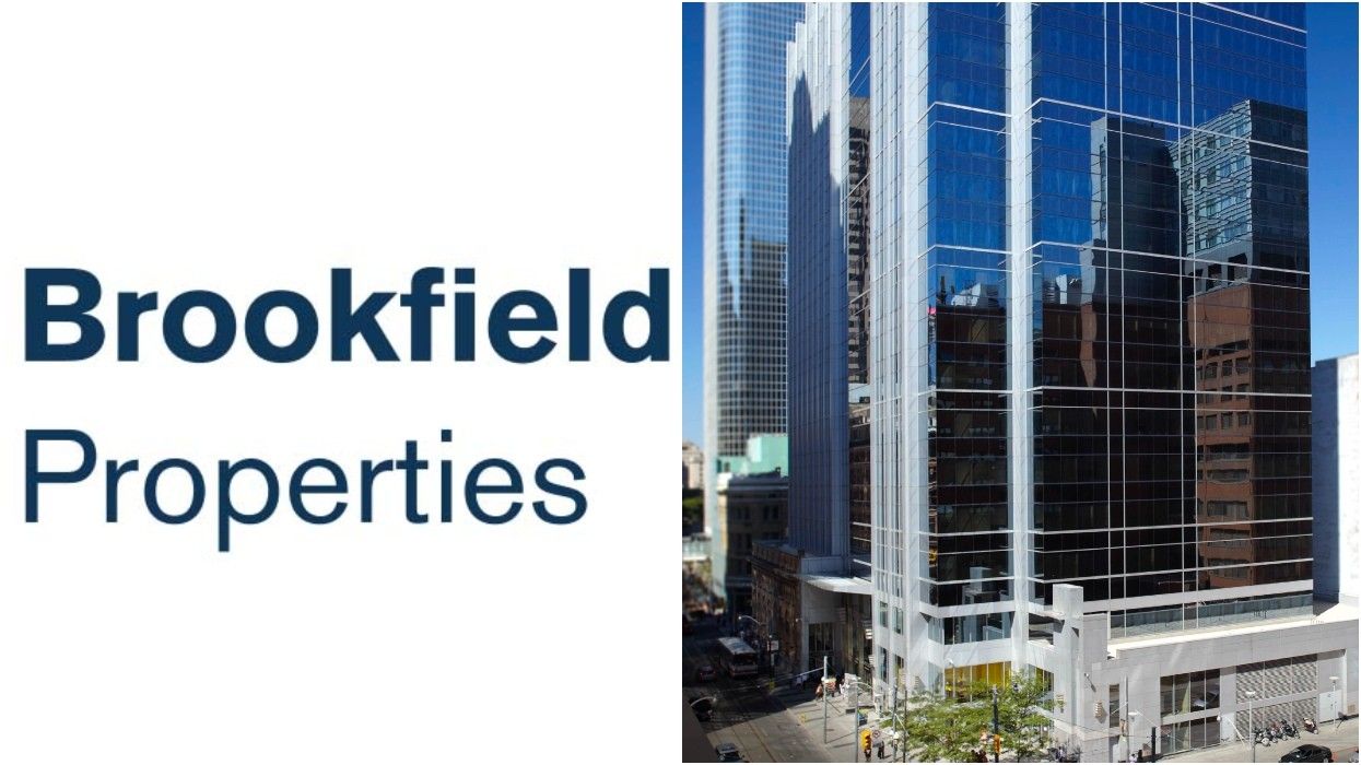 The 20-storey office tower at 2 Queen Street East in Toronto.