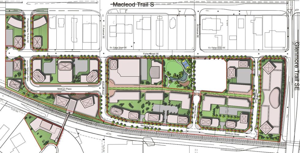 The 35-acre site between Chinook Station and Heritage Station.