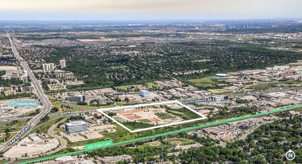 The 420-468 South Service Road site in Midtown Oakville.