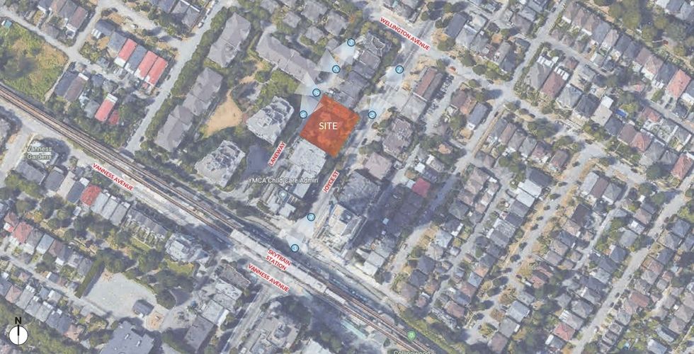 The 4975-4997 Joyce Street site in Vancouver.