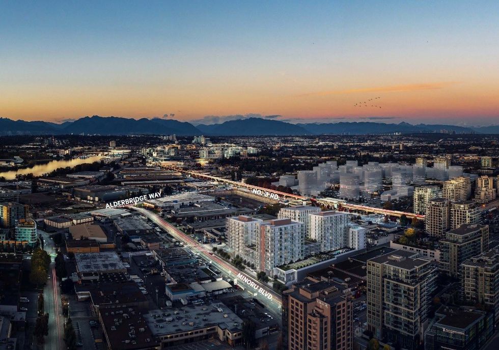 The 5768 Minoru Boulevard site in Richmond.