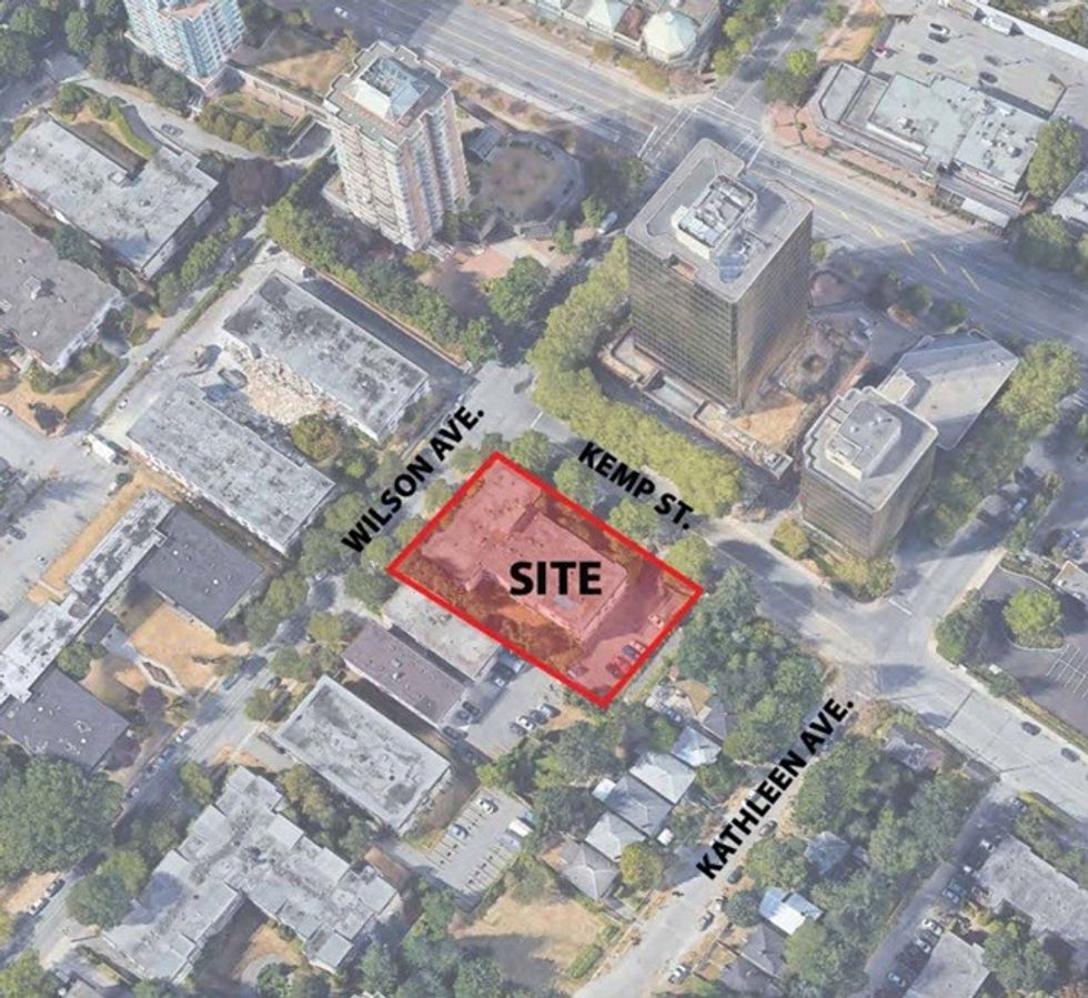 The 5978 Wilson Avenue site in Burnaby.
