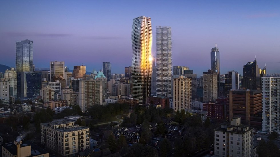 The 60-storey CURV planned for Nelson Street in Vancouver.