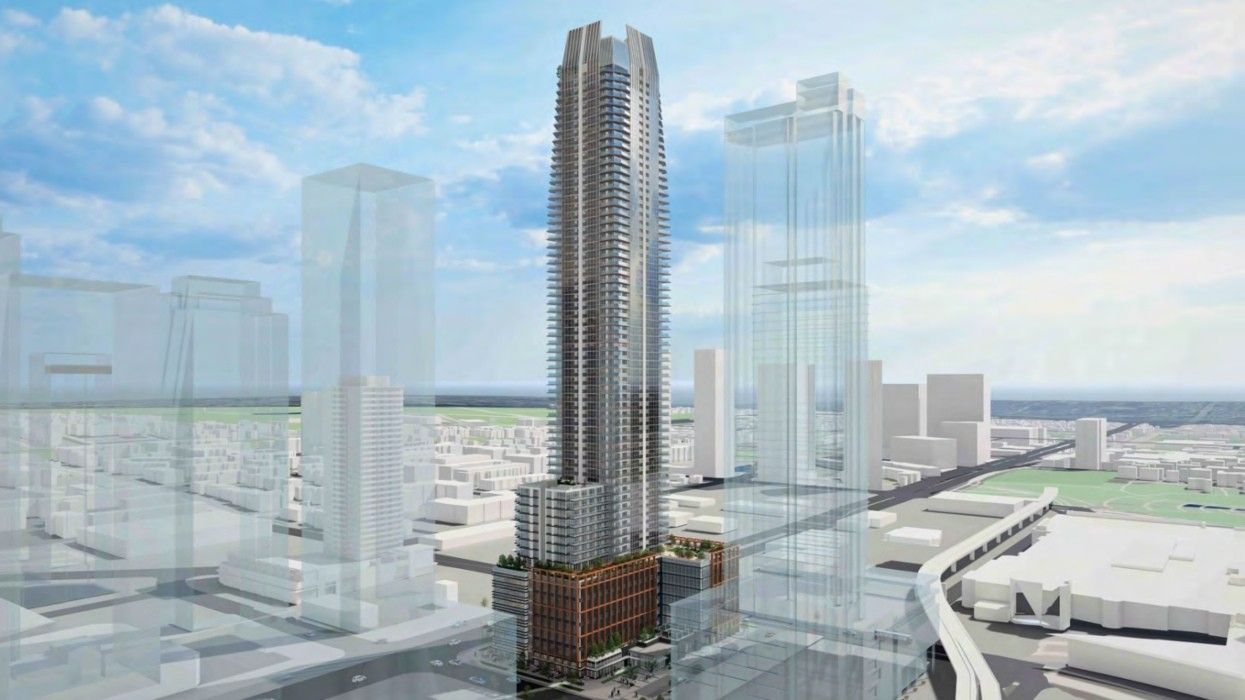 The 67-storey tower planned for 10227 King George Boulevard in Surrey.