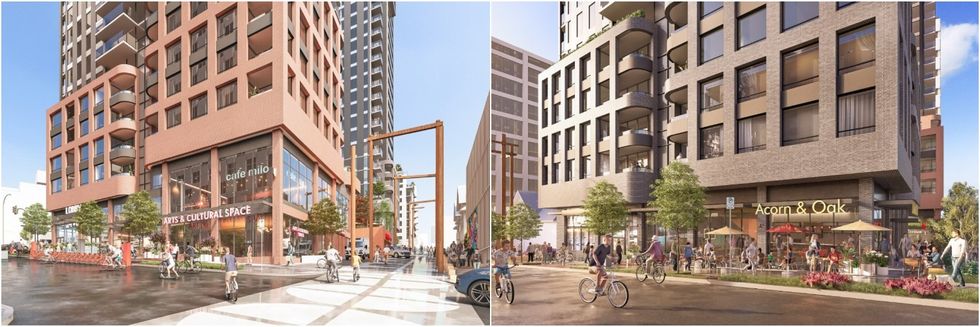 The amenity and retail space proposed for 2111 Main Street.