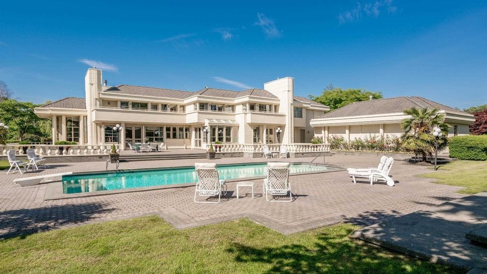 The backyard of the home at 3138 W 51st Avenue in Vancouver.
