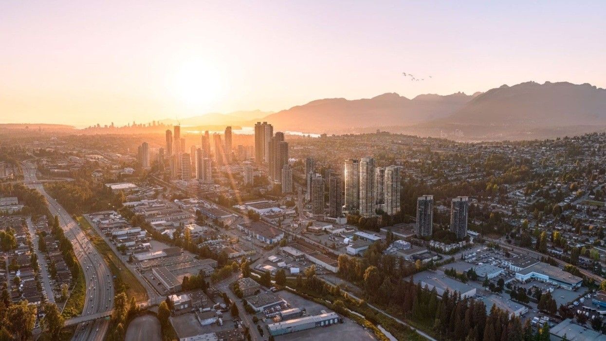 The Bassano master-planned community and north Burnaby.