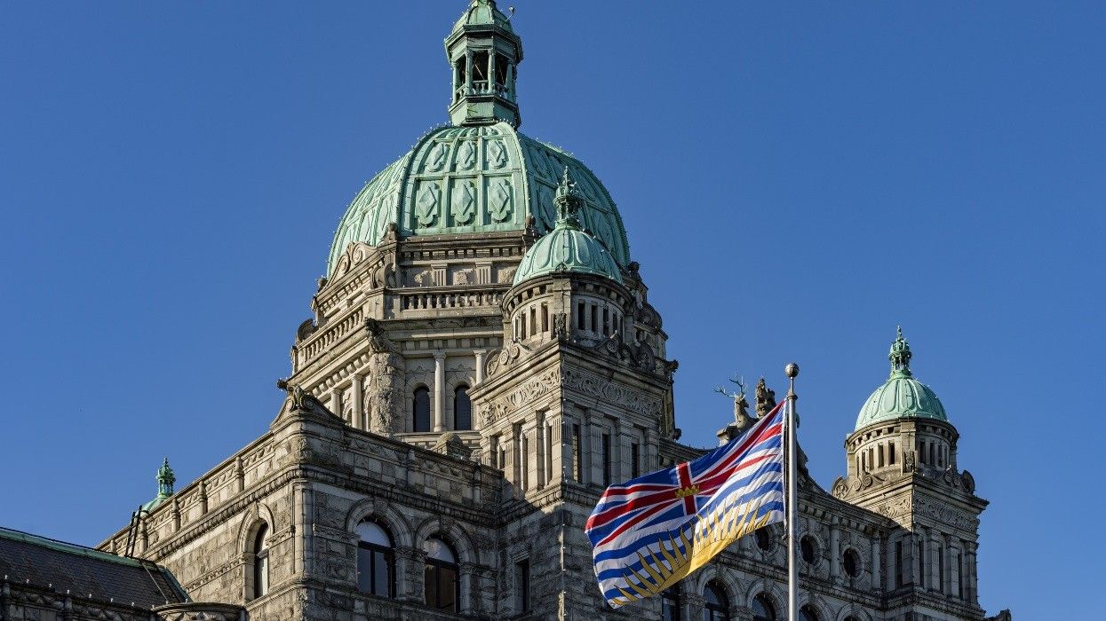 The BC Legislature building in Victoria.