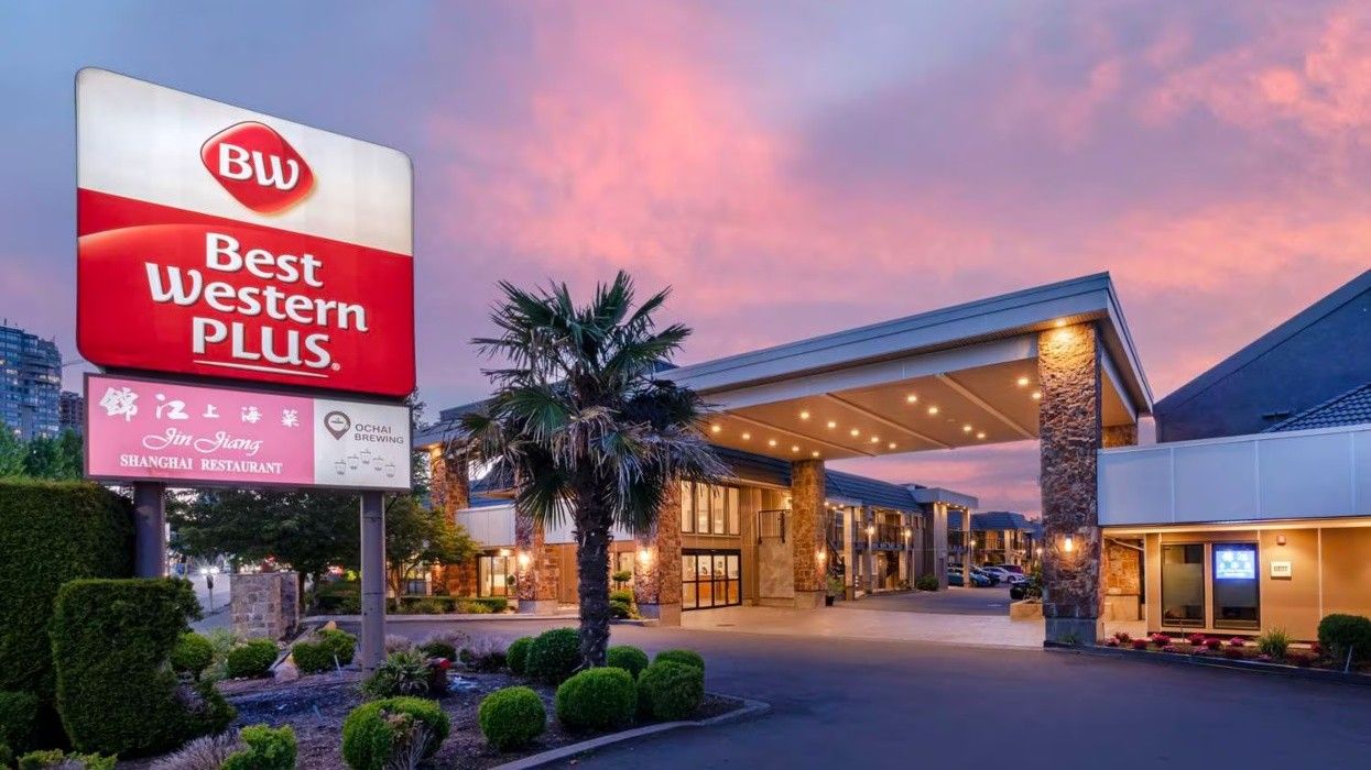 The Best Western Plus Burnaby Hotel at 5411 Kingsway in Burnaby, near Royal Oak Avenue.