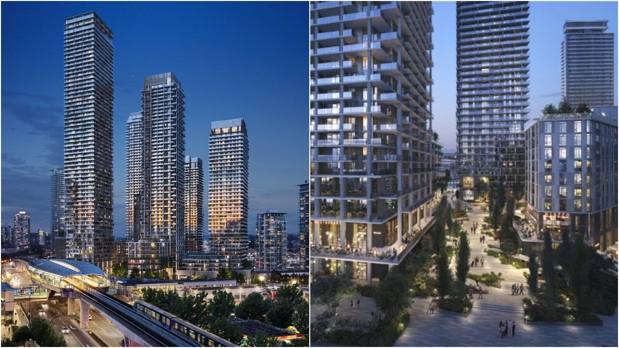 The Brentwood Block master-planned community in Burnaby.