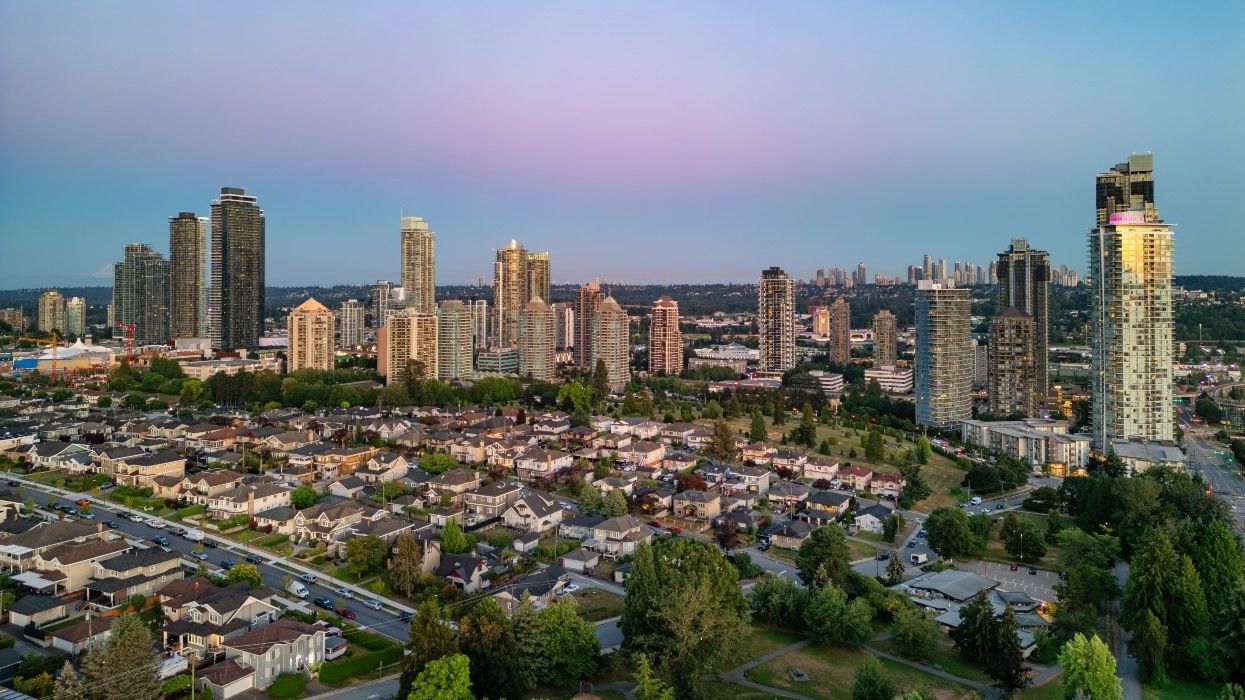 The Brentwood neighbourhood of Burnaby.