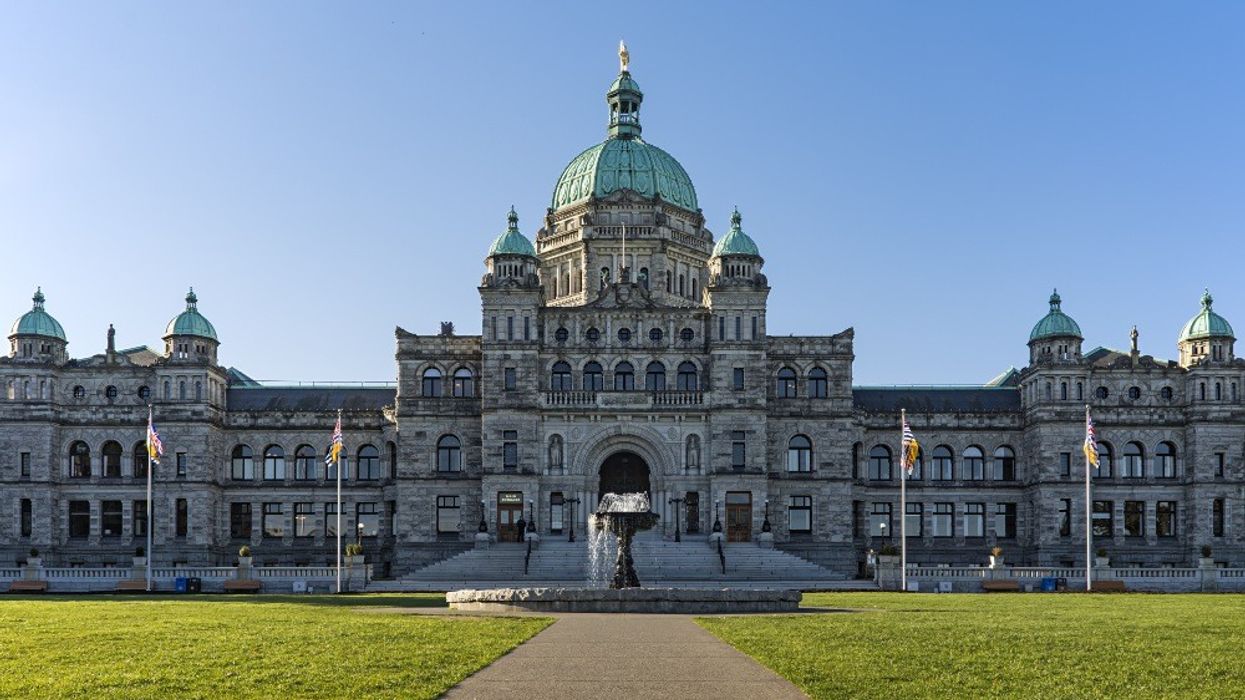 The British Columbia Parliament Building.