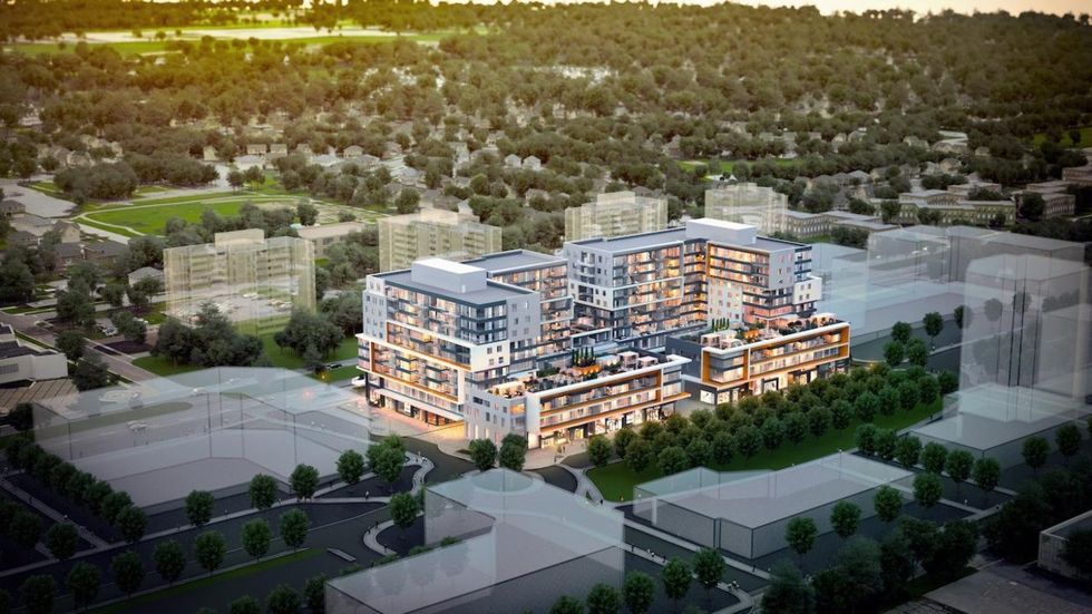 The Central Park Ajax project planned for Harwood Avenue South in Ajax.