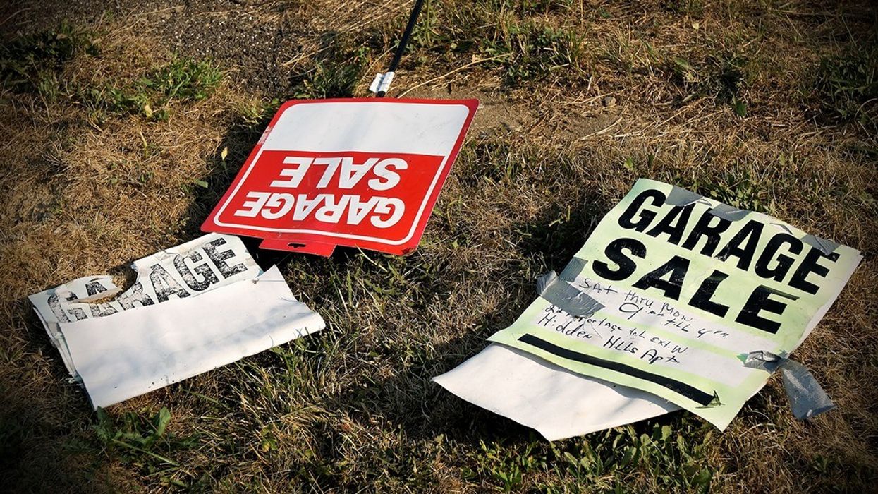 The concept of "garage sale" excites the shopper in all (or most) of us. But does anyone realize we're purchasing items we ourselves just tossed into our own garage sale weeks before?