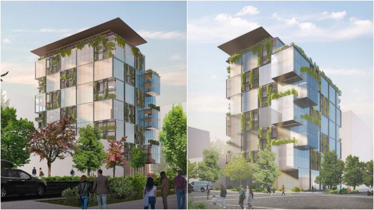 The condo building proposed for 1010 W King Edward Avenue in Vancouver.