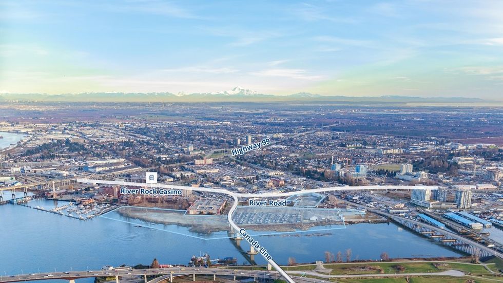 The Duck Island, River Road, and West Road properties in Richmond.