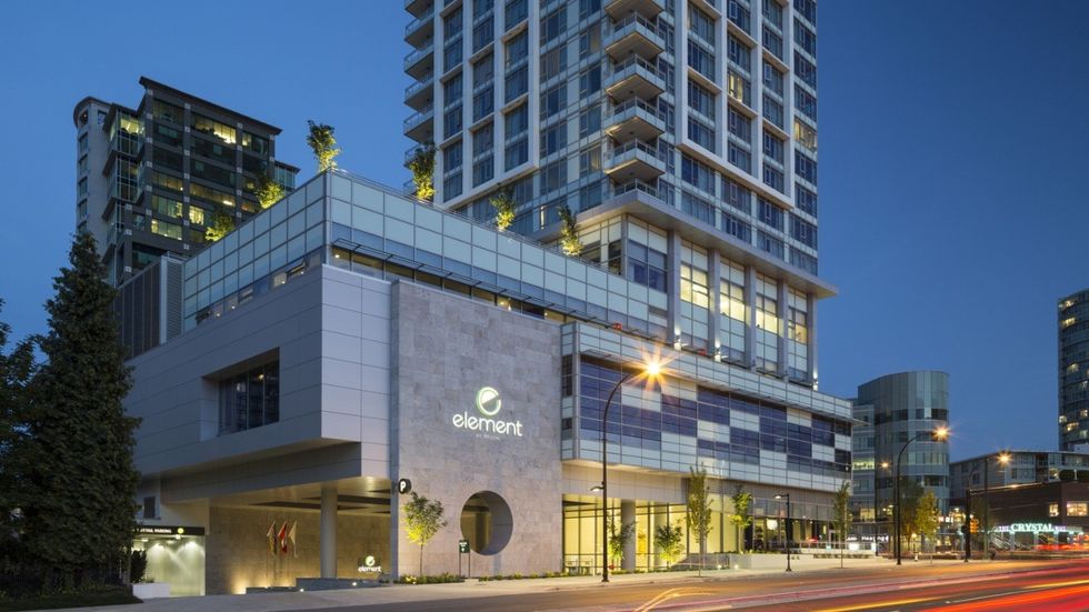 The Element by Westin at Bosa Properties' Sovereign tower in Burnaby.