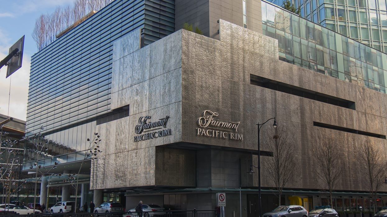 The Fairmont Pacific Rim in downtown Vancouver.