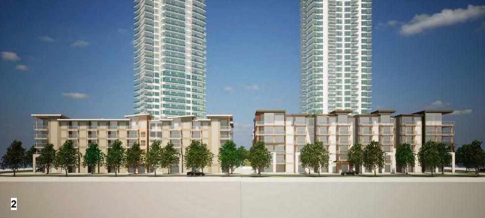 The first (left) and second (right) phase of the Jade phase of Southgate City.