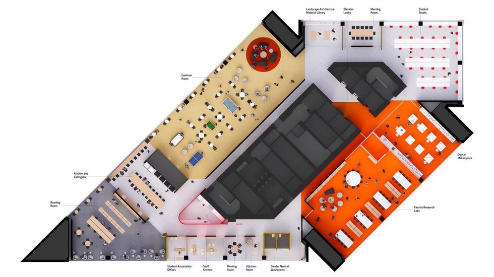 The future floorplan and layout for Level 7.