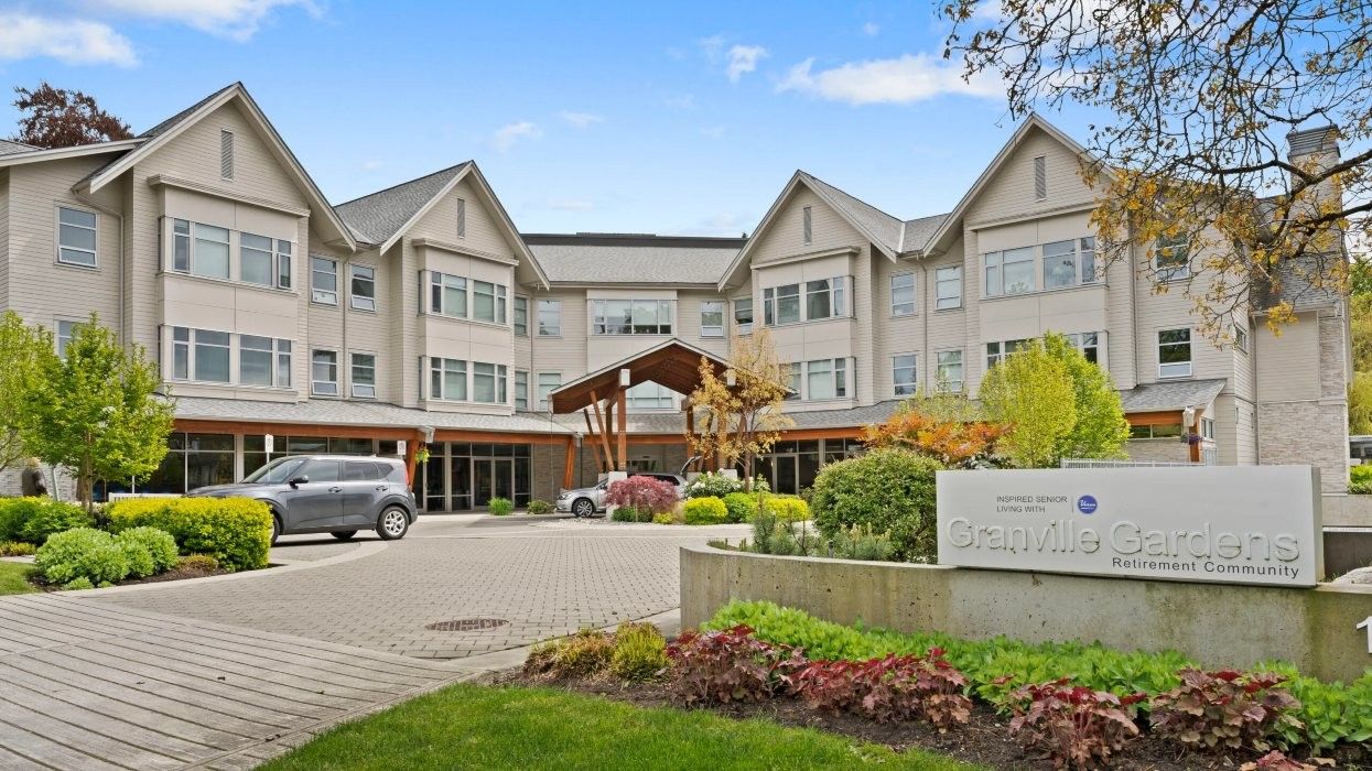 The Granville Gardens retirement community at 1550 W 49th Avenue in Vancouver.