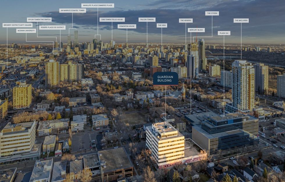 The Guardian Building at 10240 124 Street in Edmonton.