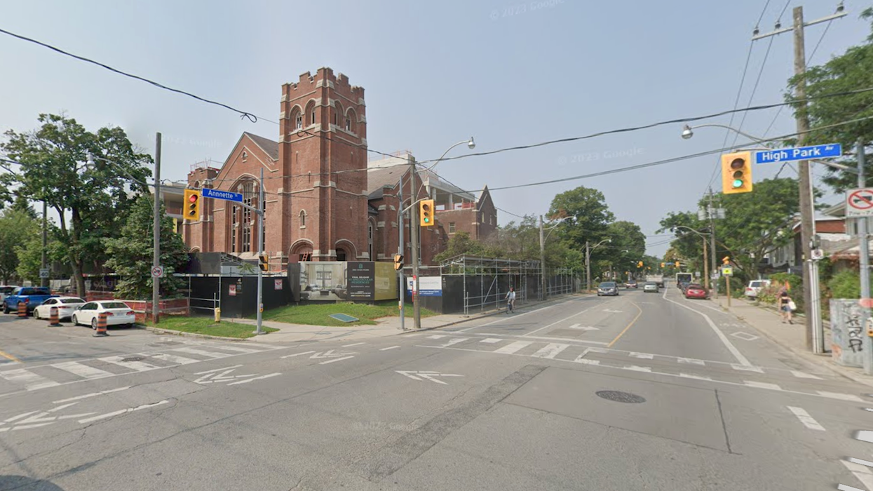 The High Park Alhambra Church at 260 High Park Avenue in Toronto.